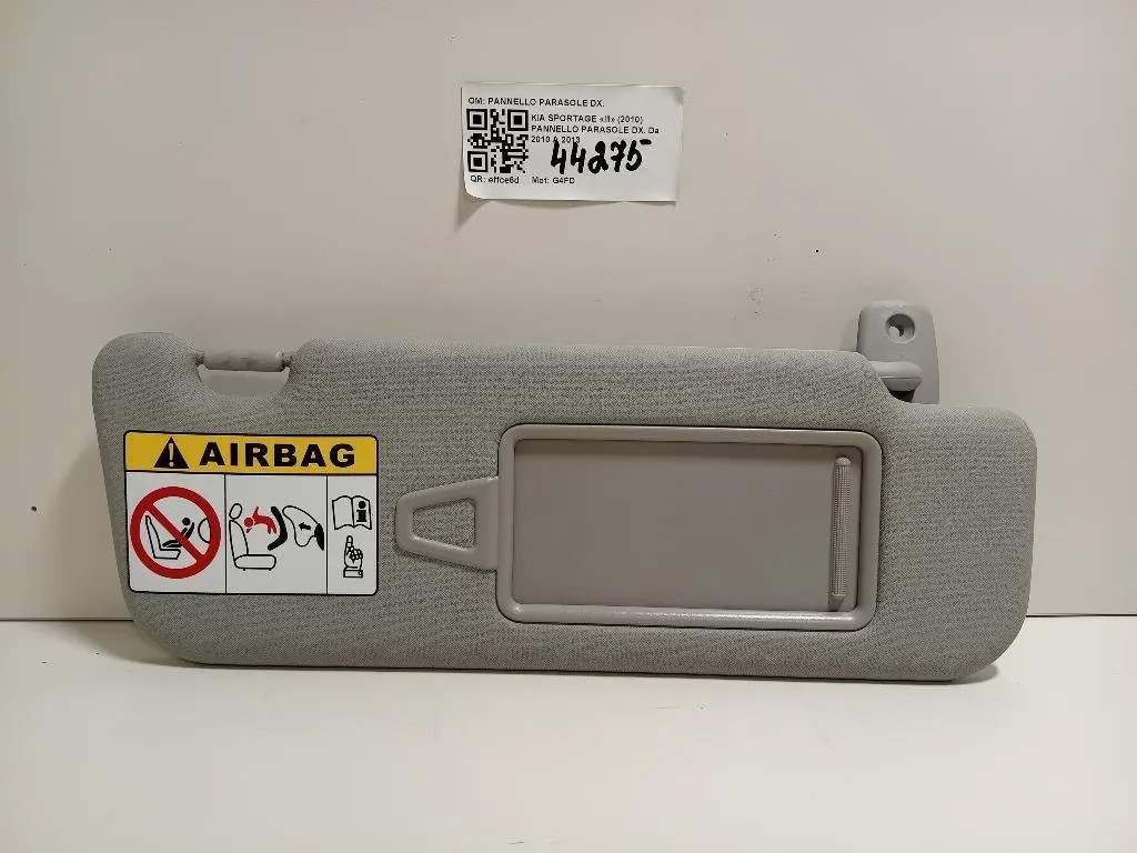 Pannello Parasole DX PANNELLO PARASOLE DX Kia Sportage III 2010