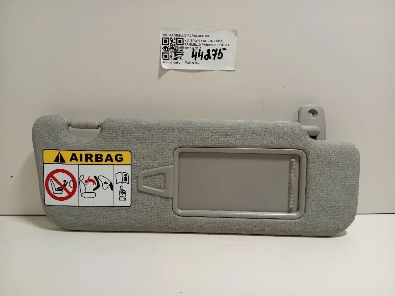 Pannello Parasole DX PANNELLO PARASOLE DX Kia Sportage III 2010