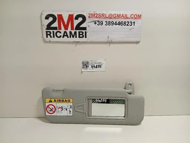 Pannello Parasole DX PANNELLO PARASOLE DX Kia Sportage III 2010