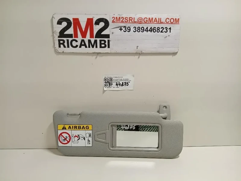 Pannello Parasole DX PANNELLO PARASOLE DX Kia Sportage III 2010