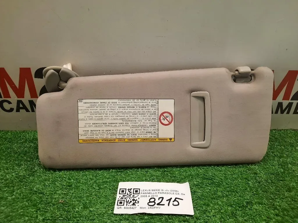Pannello Parasole DX Lexus Serie IS II 2006