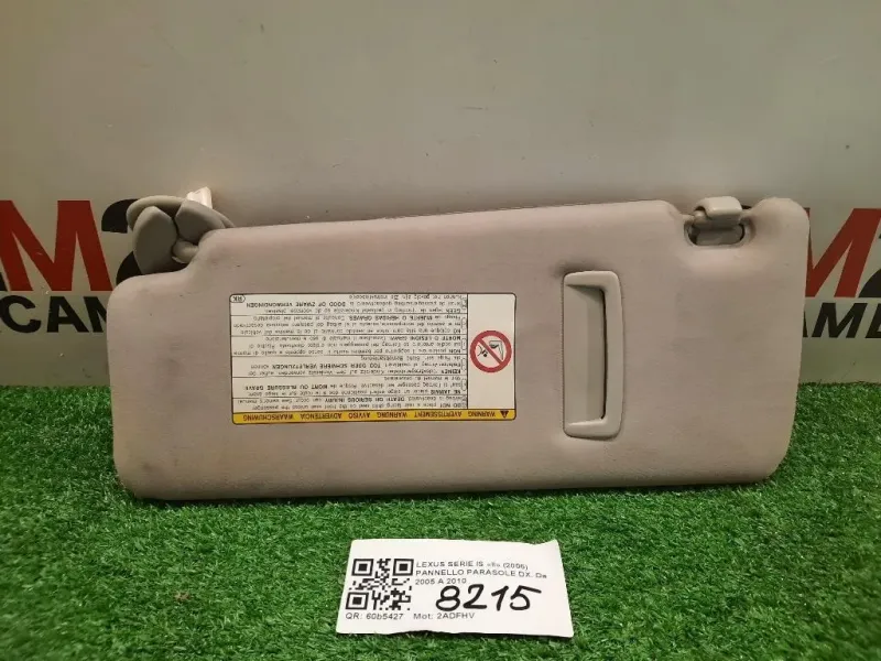 Pannello Parasole DX Lexus Serie IS II 2006