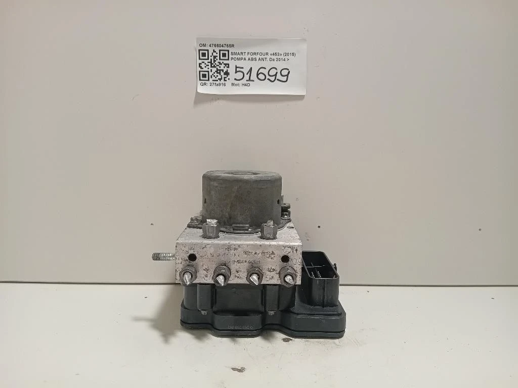 Pompa ABS ANT 476604765R Smart Forfour 453 2015