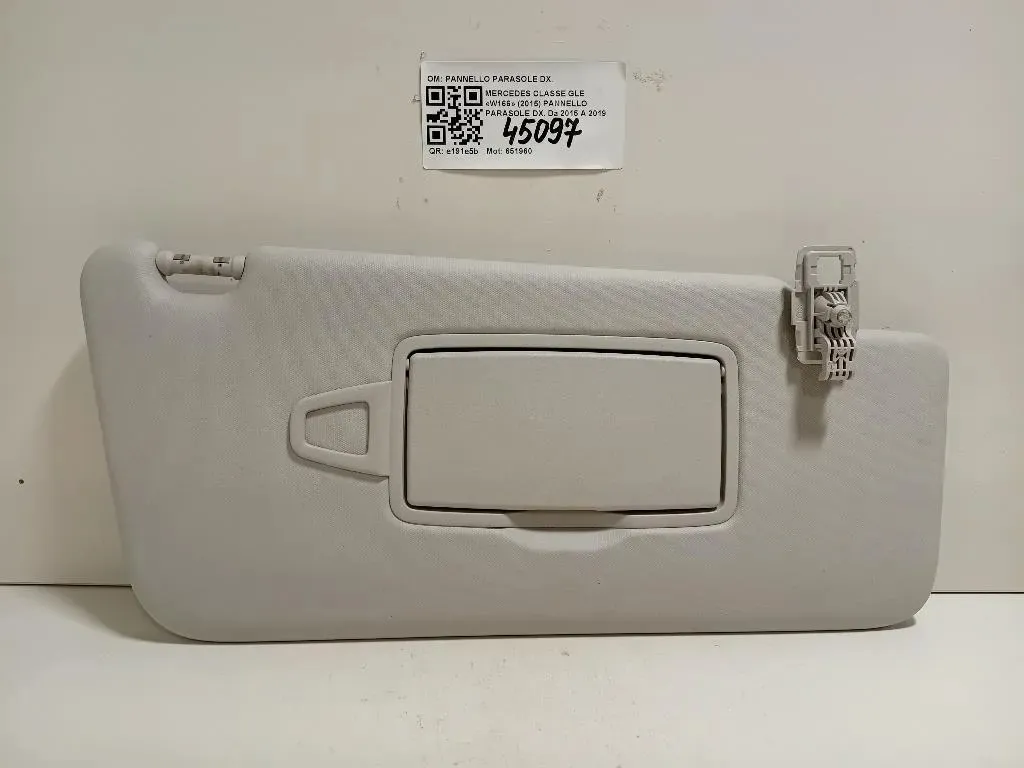 Pannello Parasole DX PANNELLO PARASOLE DX Mercedes Classe GLE W166 2015