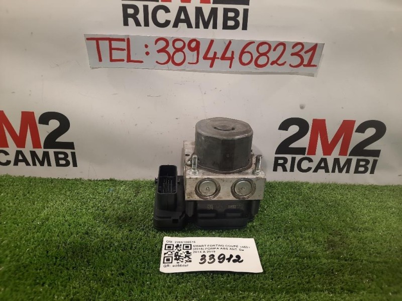Pompa ABS ANT 2265106516 Smart Fortwo Coupé 453 2015