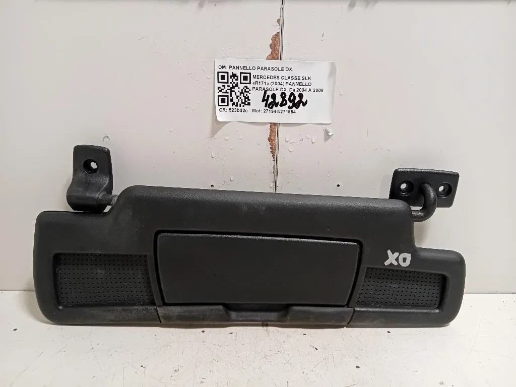 Pannello Parasole DX PANNELLO PARASOLE DX Mercedes Classe SLK R171 2004