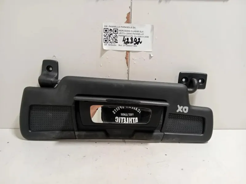 Pannello Parasole DX PANNELLO PARASOLE DX Mercedes Classe SLK R171 2004