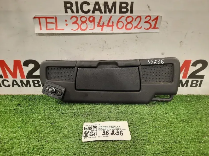 Pannello Parasole DX A1718100410 Mercedes Classe SLK R171 2004