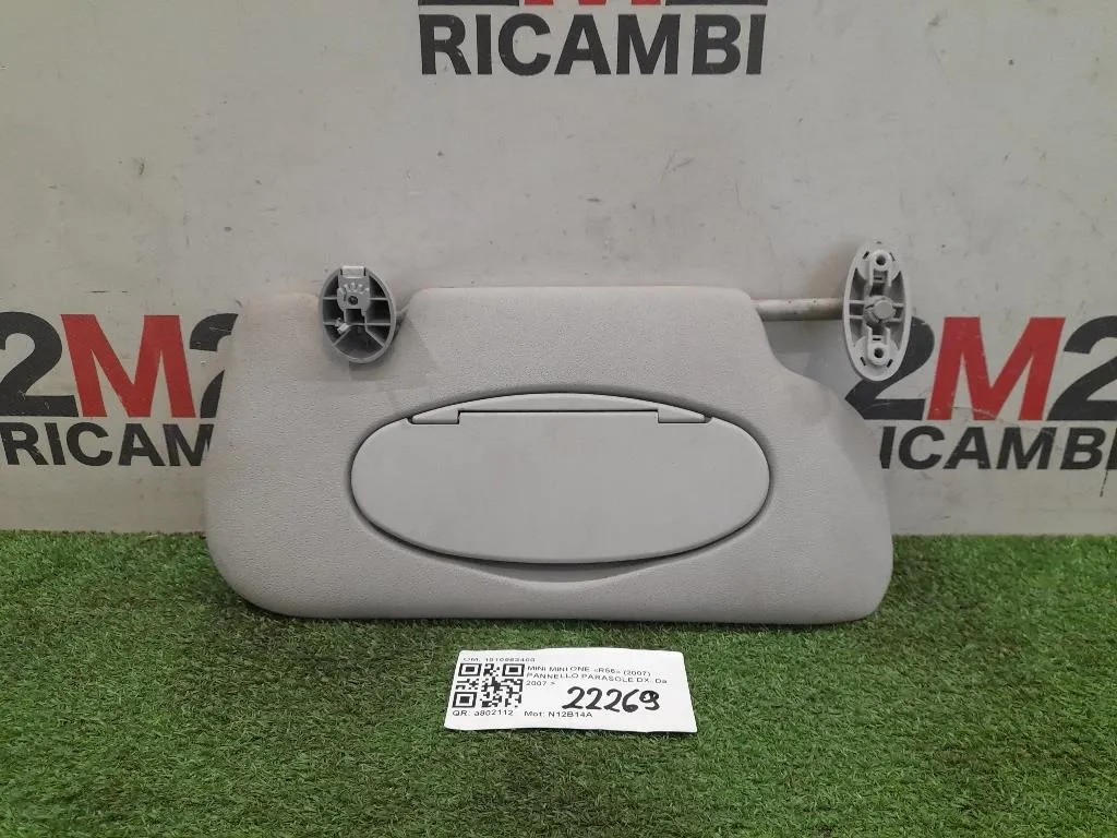 Pannello Parasole DX 1010562400 Mini MINI ONE R56 2007
