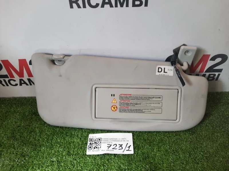 Pannello Parasole DX  Nissan Qashqai I 2007