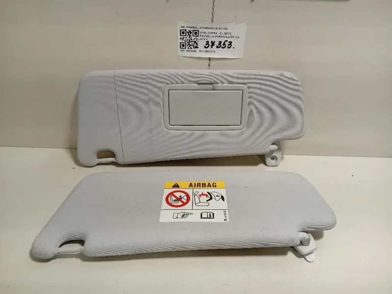 Pannello Parasole DX PANNELLO PARASOLE DX+SX Opel Corsa E 2014