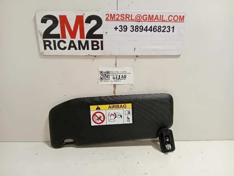 Pannello Parasole DX 98100807PR Opel Corsa F 2019