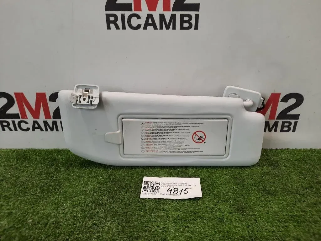 Pannello Parasole DX Peugeot 208 I 2012