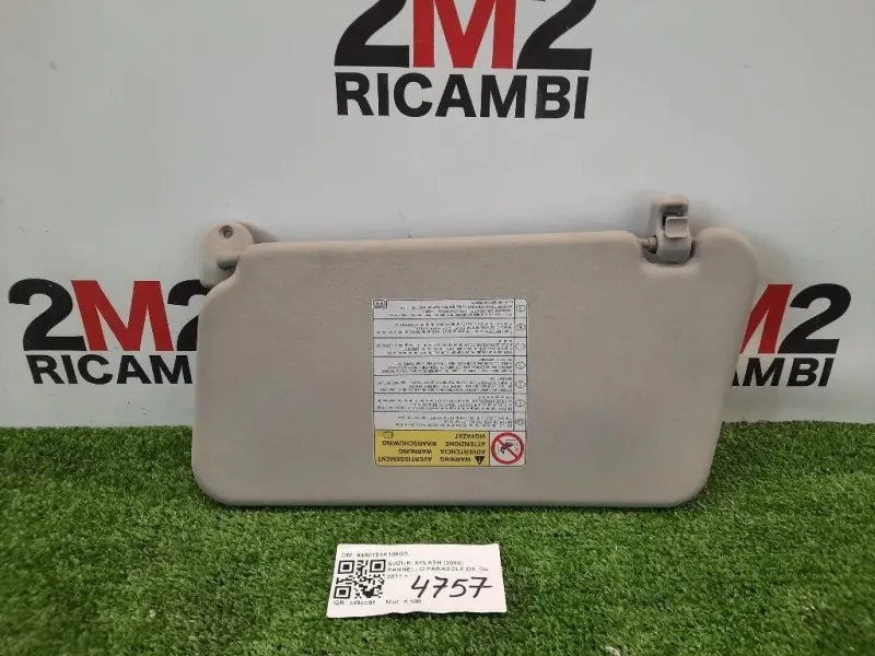 Pannello Parasole DX 8480151K106GS Suzuki Splash 2008