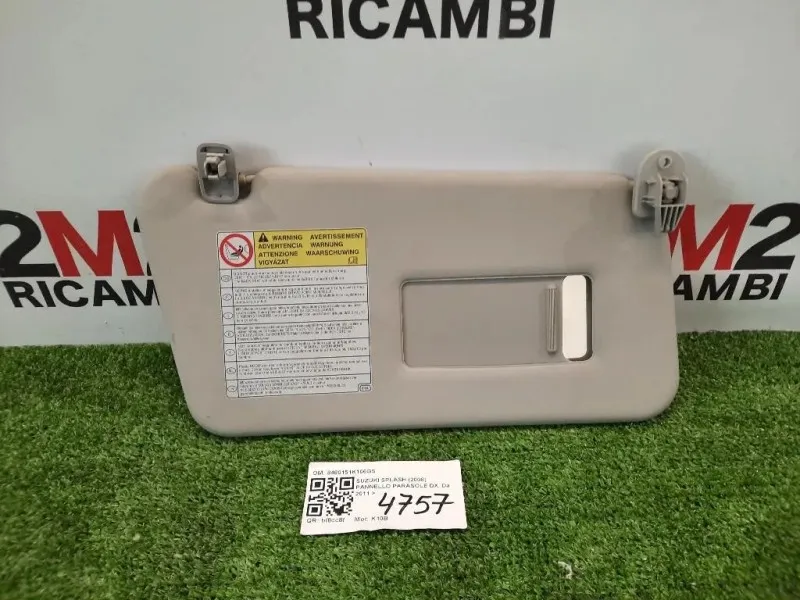 Pannello Parasole DX 8480151K106GS Suzuki Splash 2008