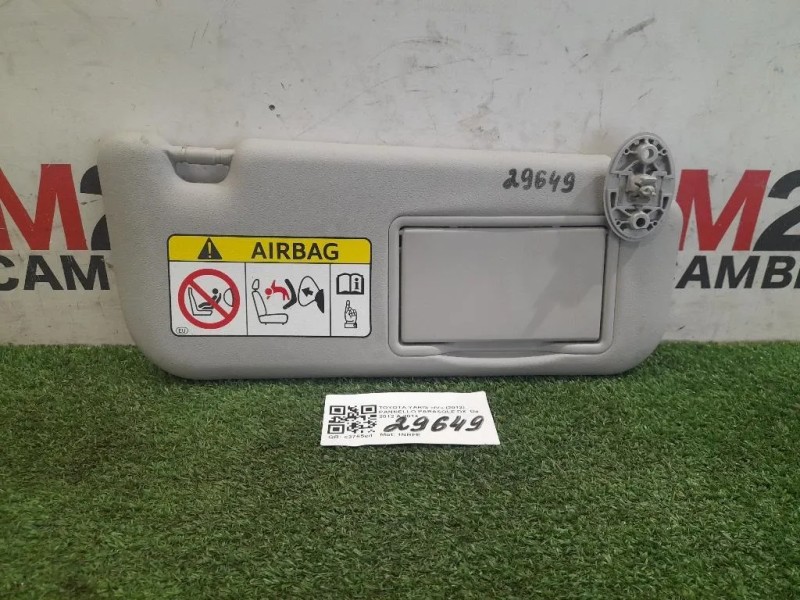 Pannello Parasole DX 743100D671B0 Toyota Yaris IV 2012