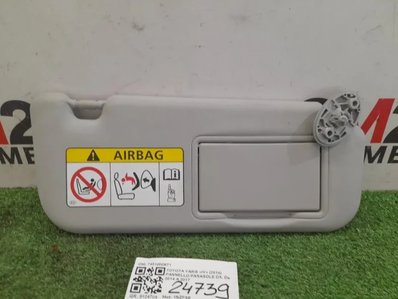 Pannello Parasole DX 743100D671 Toyota Yaris IV 2014
