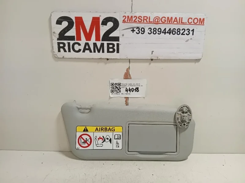 Pannello Parasole DX Toyota Yaris IV 2017