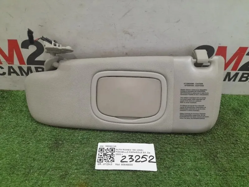 Pannello Parasole SX 156060145 Alfa Romeo 159 2006