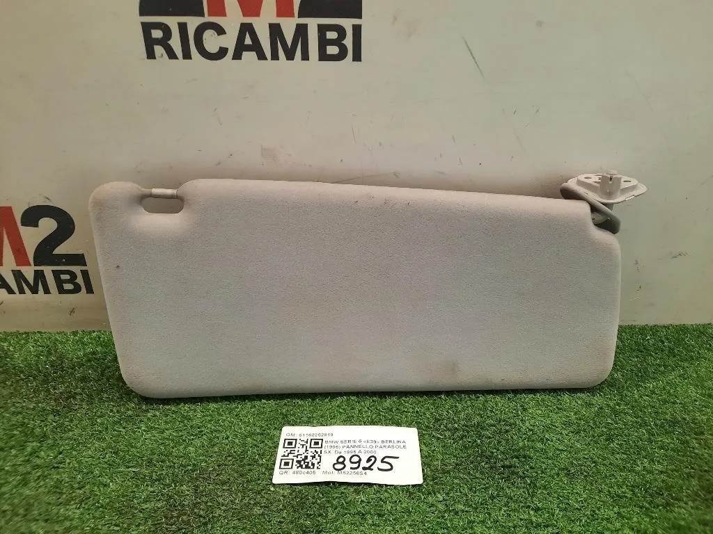 Pannello Parasole SX 51162252919 Bmw Serie 5 E39 Berlina 1996