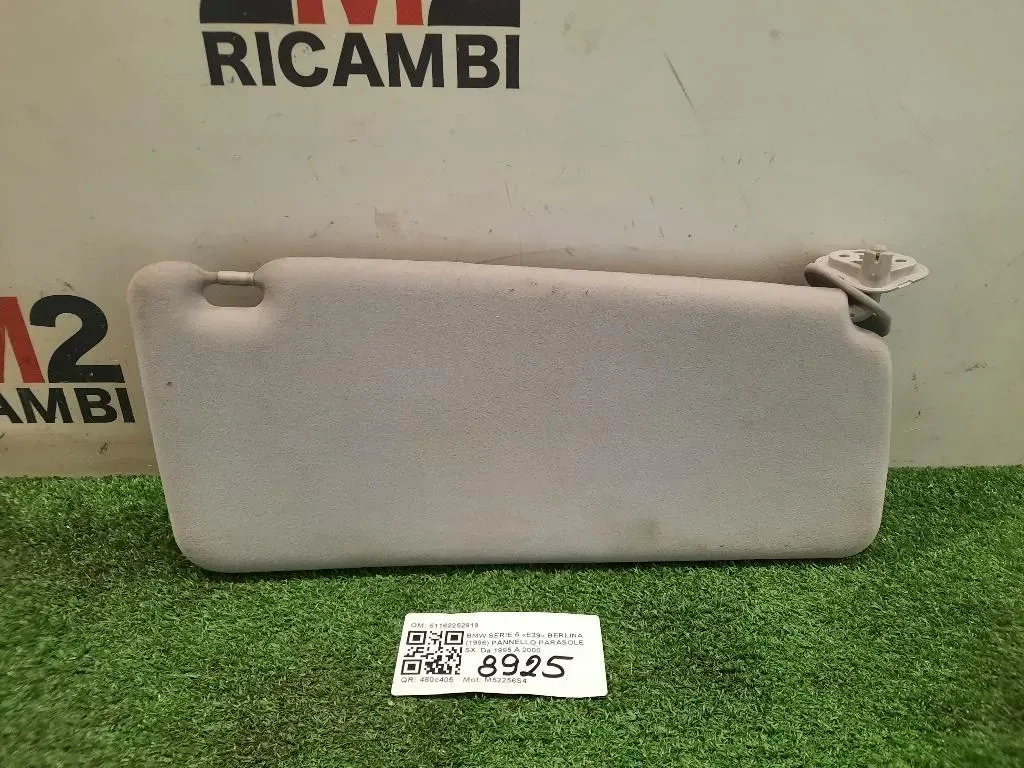 Pannello Parasole SX 51162252919 Bmw Serie 5 E39 Berlina 1996