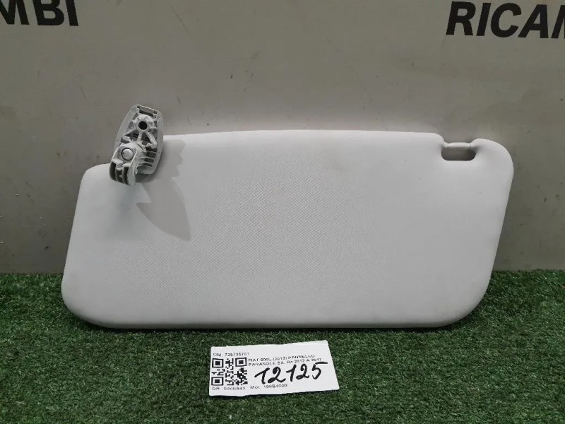Pannello Parasole SX 735735701 Fiat 500L 2013