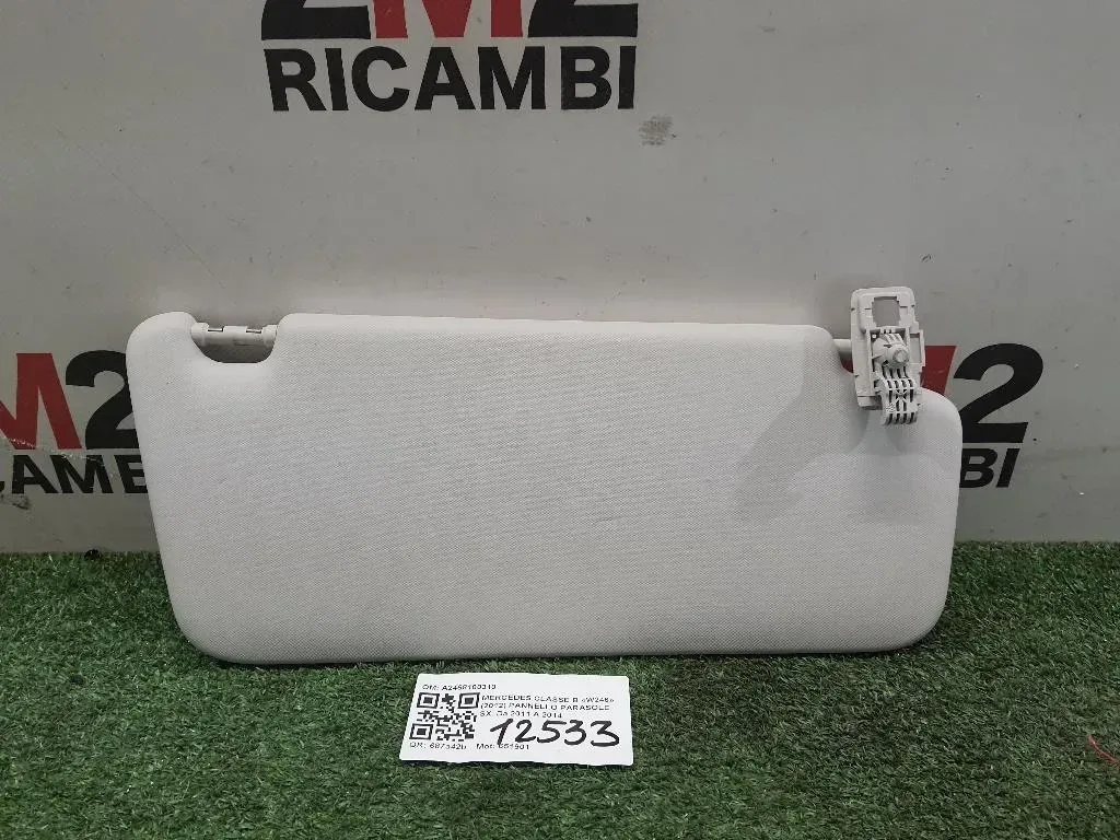 Pannello Parasole SX A2468100310 Mercedes Classe B W246 2012