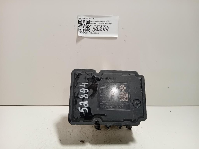 Pompa ABS ANT 1K0 614 517 DE Volkswagen GOLF V Variant 2007