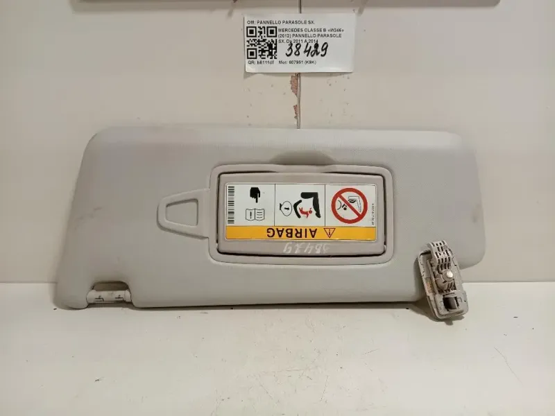 Pannello Parasole SX PANNELLO PARASOLE SX Mercedes Classe B W246 2012