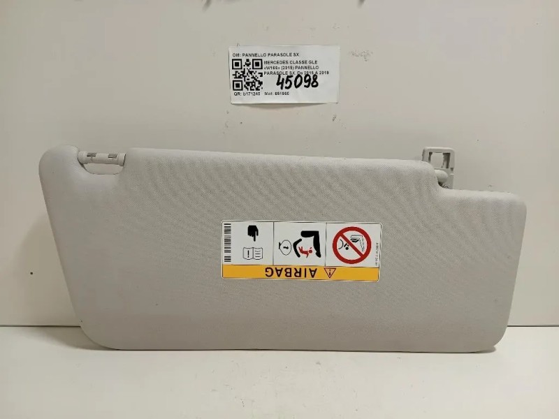 Pannello Parasole SX PANNELLO PARASOLE SX Mercedes Classe GLE W166 2015