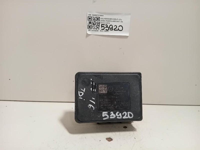 Pompa ABS ANT 3Q0907379AA Volkswagen GOLF VI 2009