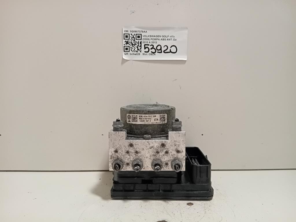 Pompa ABS ANT 3Q0907379AA Volkswagen GOLF VI 2009