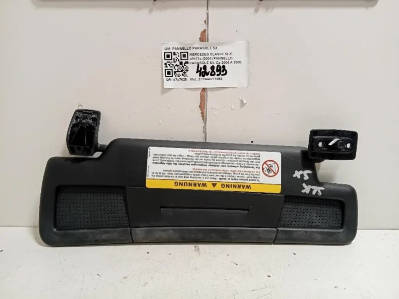 Pannello Parasole SX PANNELLO PARASOLE SX Mercedes Classe SLK R171 2004