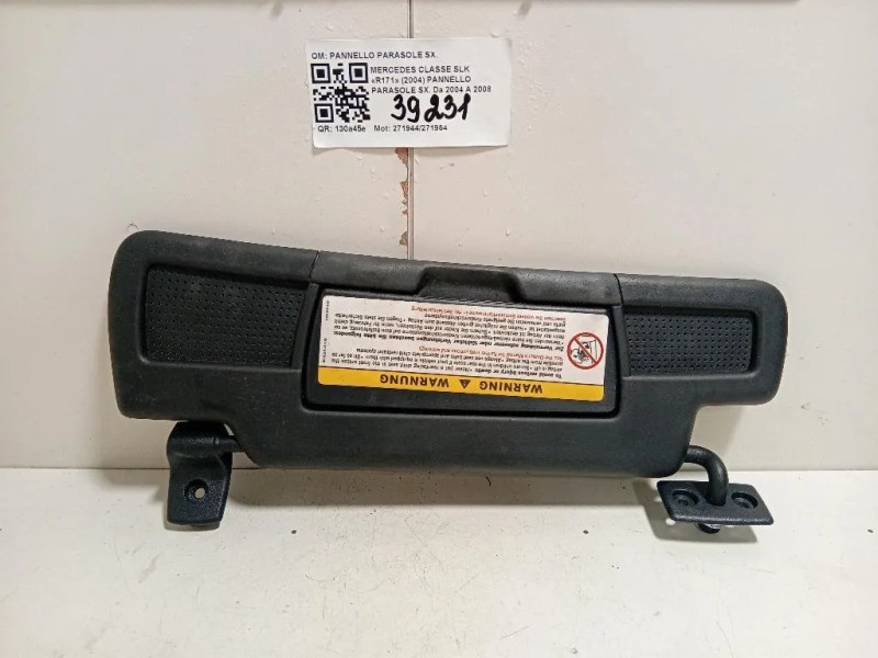 Pannello Parasole SX PANNELLO PARASOLE SX Mercedes Classe SLK R171 2004