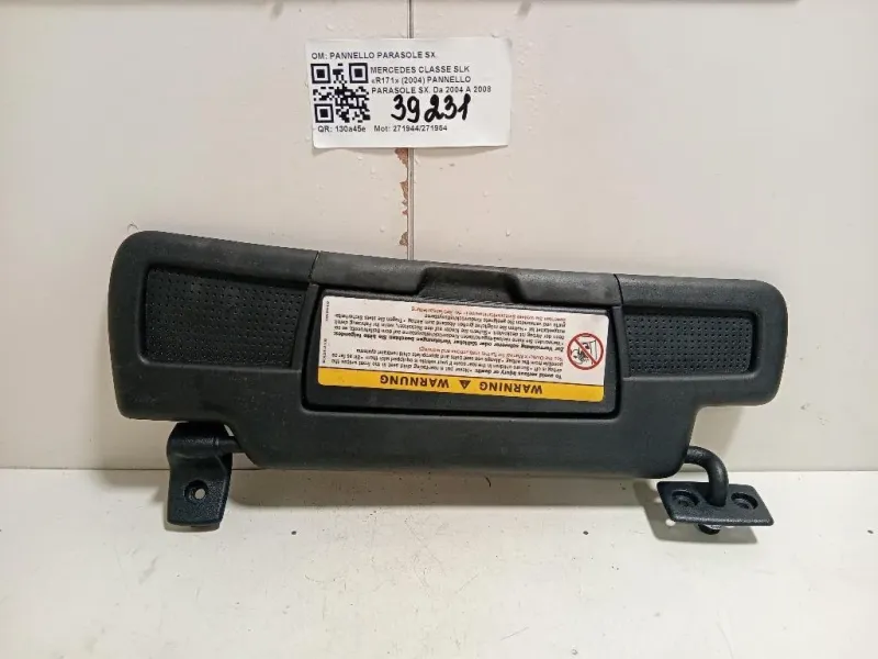 Pannello Parasole SX PANNELLO PARASOLE SX Mercedes Classe SLK R171 2004