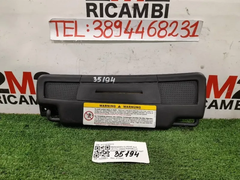 Pannello Parasole SX A1718100310 Mercedes Classe SLK R171 2004