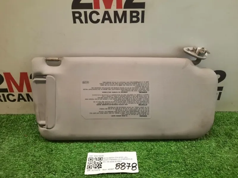 Pannello Parasole SX MR216240 Mitsubishi Pajero III 2000
