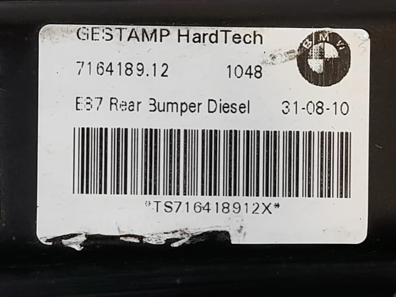 Traversa Paraurti POST 716418912 Bmw Serie 1 E87 Berlina 2005