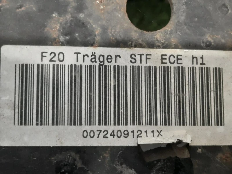 Traversa Paraurti POST 51127240912 Bmw Serie 1 F20 Berlina 2012