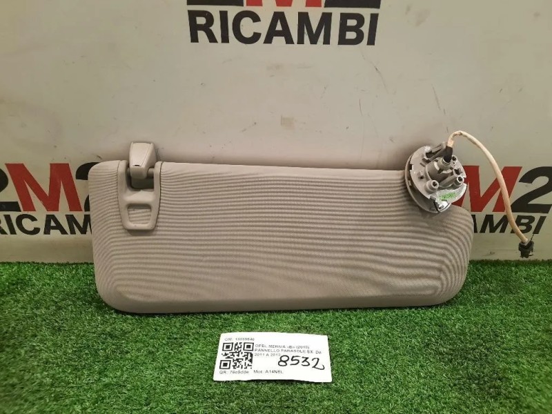 Pannello Parasole SX 13305546 Opel Meriva B 2010