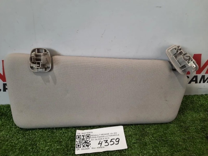 Pannello Parasole SX ANT SX Renault Mégane III SW 2009