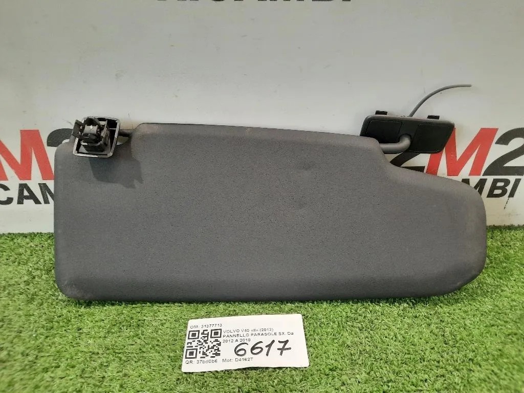 Pannello Parasole SX 31377713 Volvo V40 II 2012