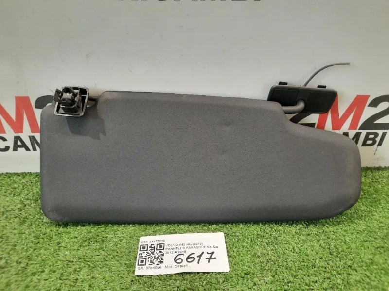Pannello Parasole SX 31377713 Volvo V40 II 2012