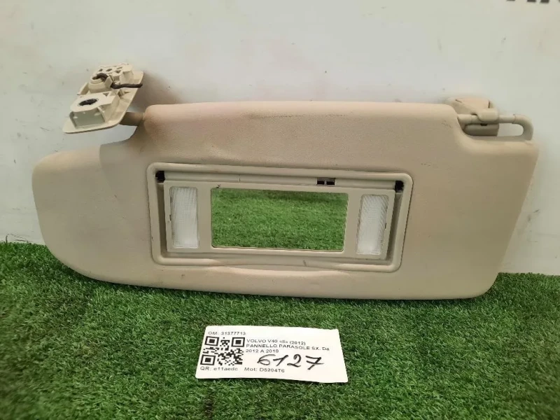 Pannello Parasole SX 31377713 PARASOLE Volvo V40 II 2012