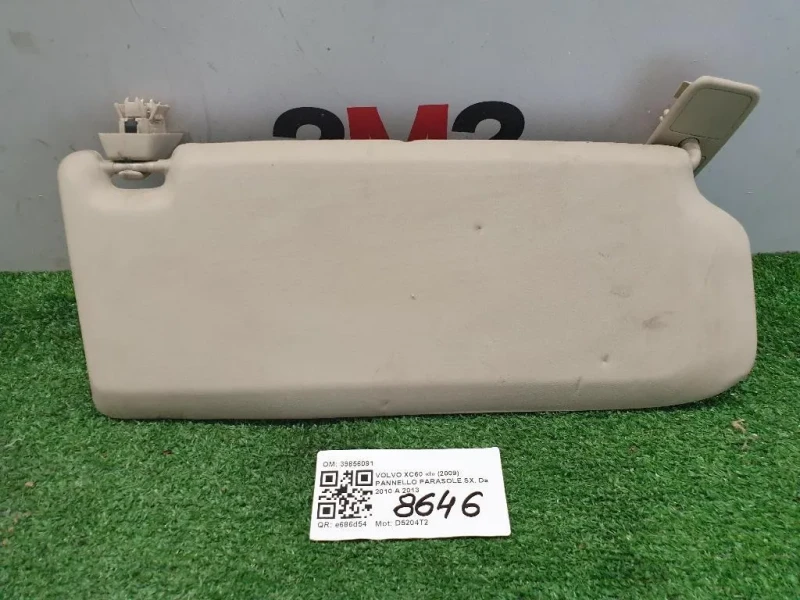 Pannello Parasole SX 39856091 Volvo XC60 I 2009