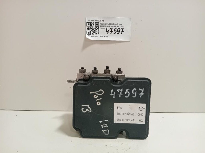 Pompa ABS ANT 6R0 907 379 AS Volkswagen POLO V 2006