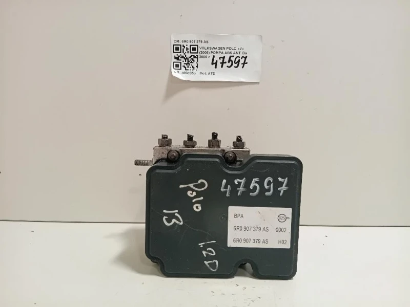 Pompa ABS ANT 6R0 907 379 AS Volkswagen POLO V 2006