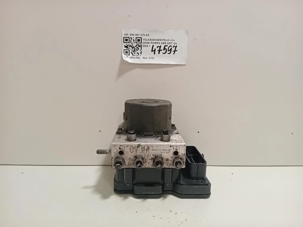 Pompa ABS ANT 6R0 907 379 AS Volkswagen POLO V 2006