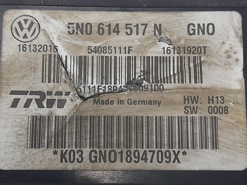 Pompa ABS ANT 5N0614517N Volkswagen Tiguan I 2008