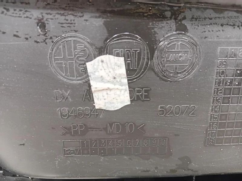 Pannello Rivestimento Porta ANT DX 156092165 Alfa Romeo Giulietta 2010